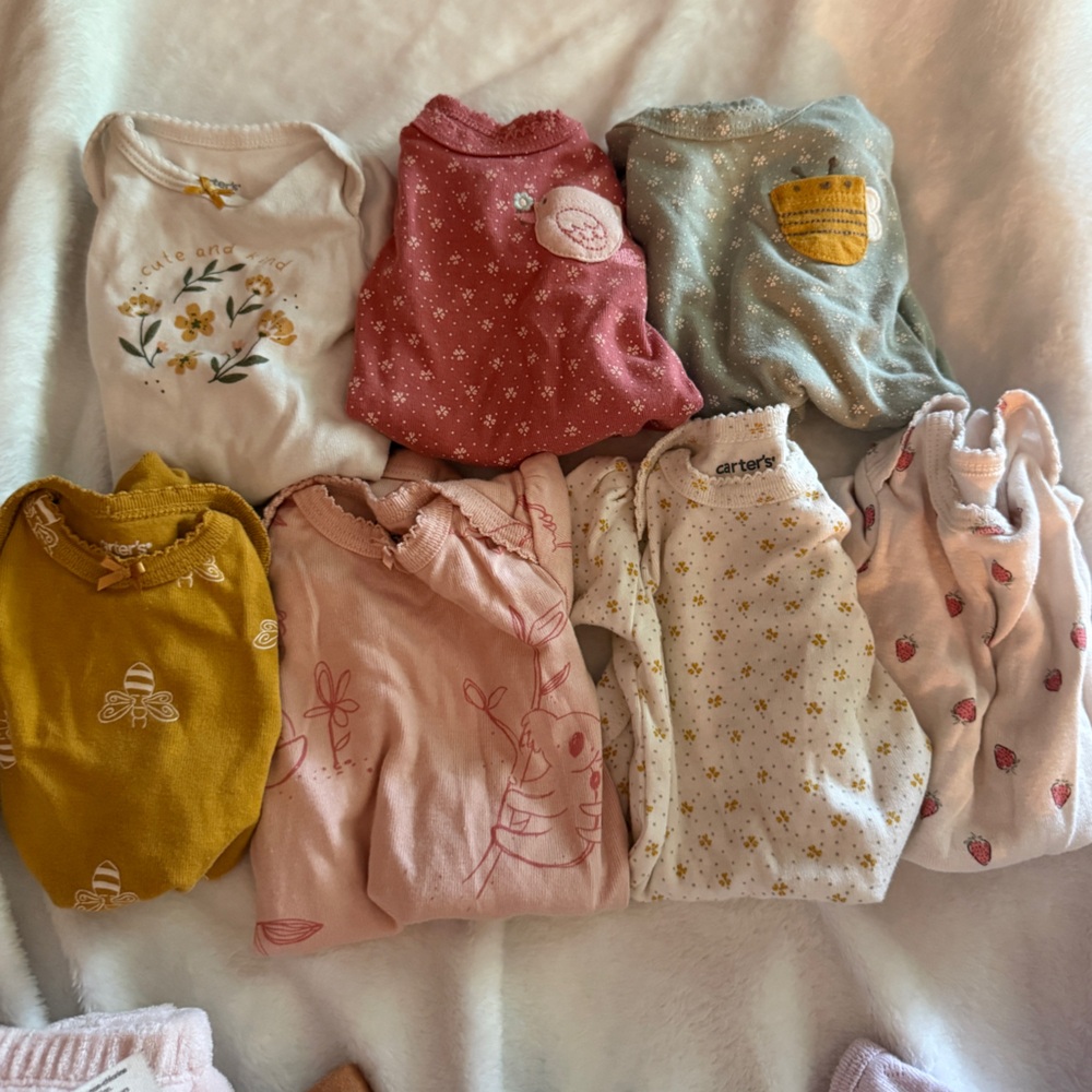 Carter's Floral Baby Onesie